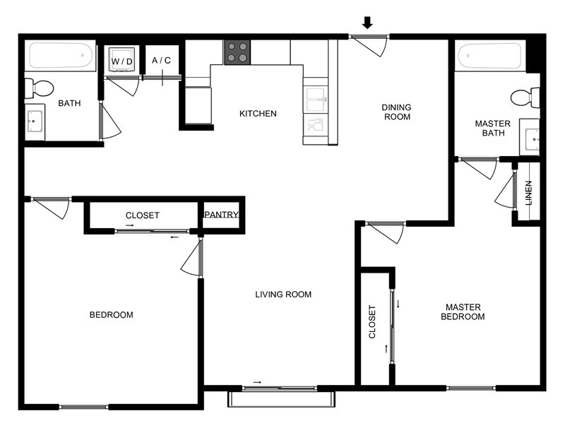 Floor plan - Brownsville Transit Village Apartments
